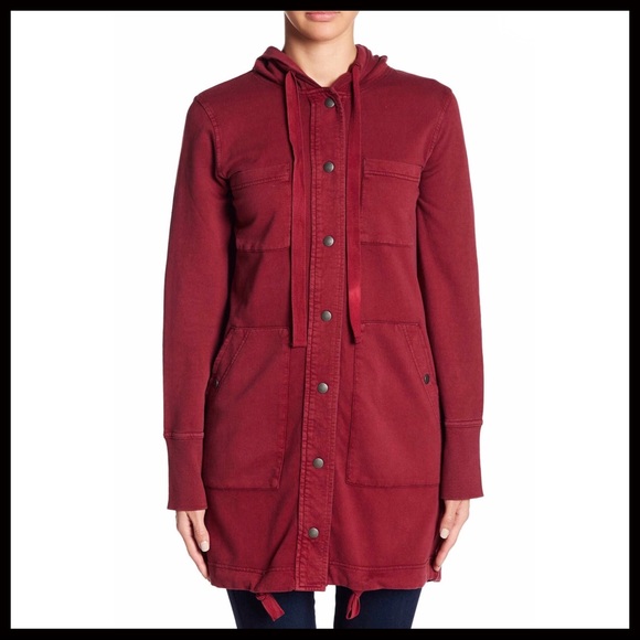 HOODED ANORAK FLEECE LINED UTILITY JACKET - Picture 7 of 7